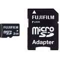 Fuji micro-SD Karte 2GB High Quality incl. SD-Adapter  [High Quality: MLC-Chip, 53x, Lesen: 7,7 MB/s, Schreiben: 6,8 MB/s]